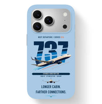 Thumbnail for Boeing 737-900ER design on light blue magsafe iphone case