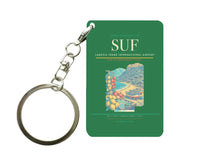Thumbnail for Lamezia Terme International Airport (SUF) design on green key chain