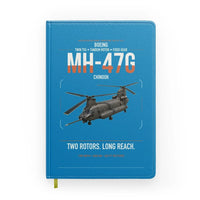 Thumbnail for Boeing MH-47G Chinook design on turquoise notebook