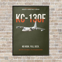 Thumbnail for KC-130F BuNo 149798 vertical canvas print - framed - green army background