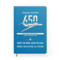 Thumbnail for Cessna Citation 650 - Citation III design on turquoise notebook