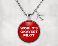 Thumbnail for World's Okayest Pilot Necklace - view 9