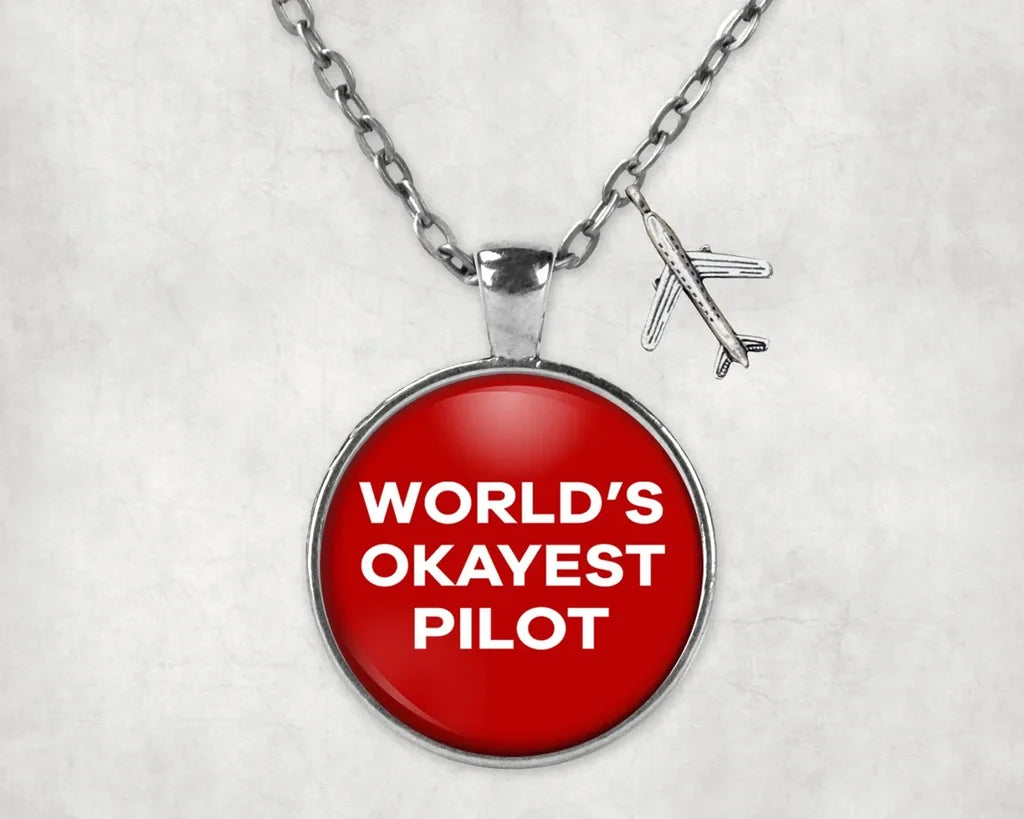 World's Okayest Pilot Necklace - view 9