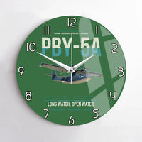 Thumbnail for PBY-5A Catalina design on green no frame wall clock