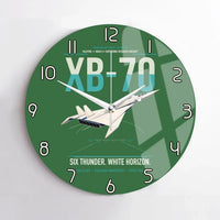 Thumbnail for XB-70A Valkyrie design on green no frame wall clock