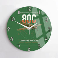Thumbnail for IAR 80C design on green no frame wall clock