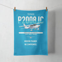 Thumbnail for Tecnam P2008JC NG design on turquoise towel