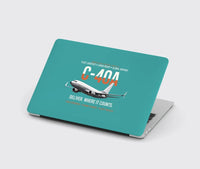 Thumbnail for C-40A Clipper Fleet Logistics Ready design on turquoise MacBook case