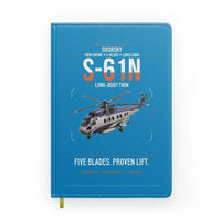 Thumbnail for Sikorsky S-61N design on turquoise notebook