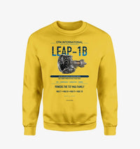 Thumbnail for CFM LEAP-1B design on yellow sweatshirt