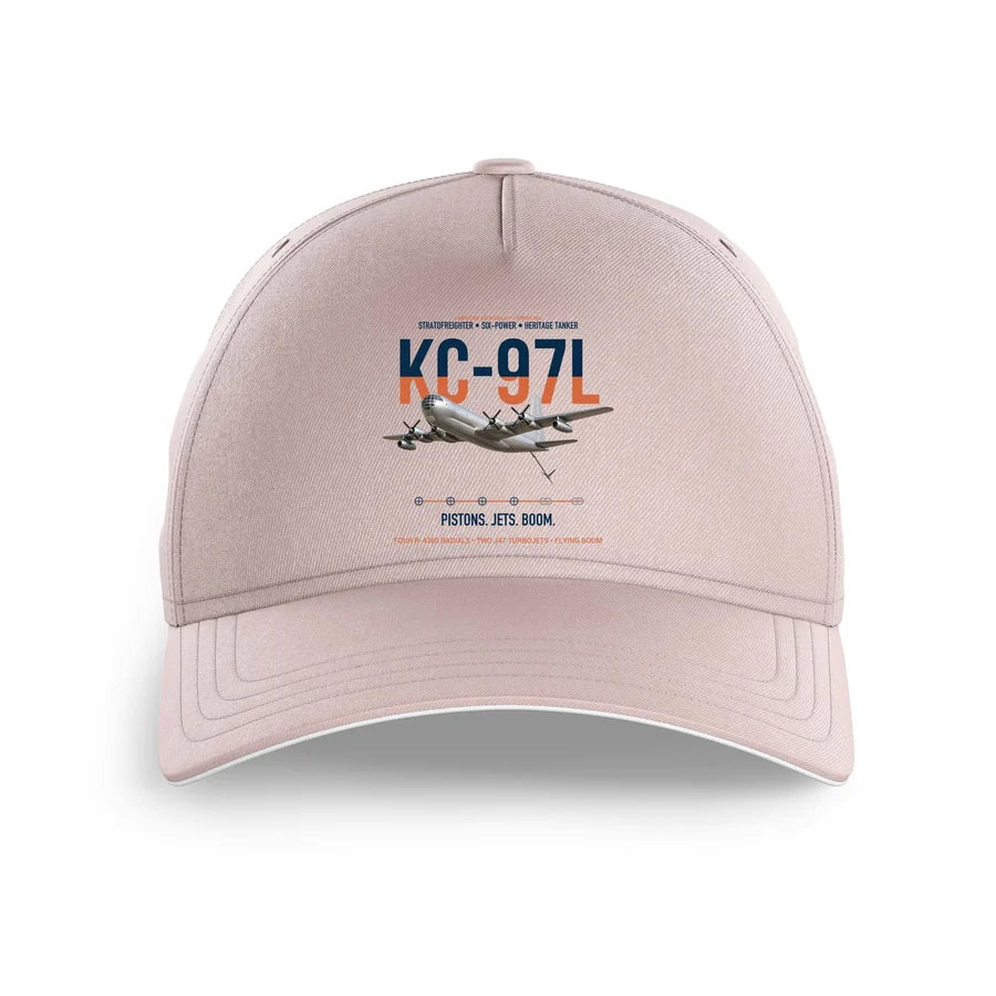 KC-97L STRATOFREIGHTER design on pink printed hat