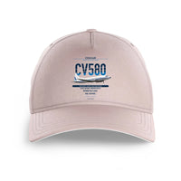Thumbnail for Convair 580 design on pink printed hat