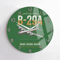 Thumbnail for B-29A Superfortress design on green no frame wall clock