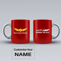 Thumbnail for Customisable Born to Fly Mug - view 9