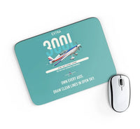 Thumbnail for Extra 300L design on turquoise rectangle mouse pad
