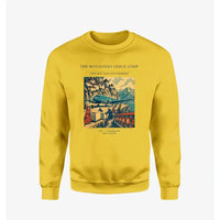 Thumbnail for VINTAGE G4341 - The Monastery Ledge Strip - Designed Sweatshirts design on yellow