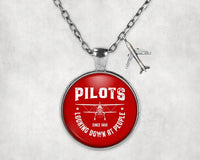 Thumbnail for Pilots Looking Down at People Necklace - view 9