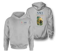 Thumbnail for Norwich Airport (NWI) design on light gray double-side hoodie