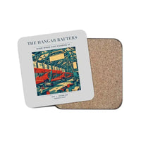 Thumbnail for The Hangar Rafters - Designed Coasters design on light gray 1-piece
