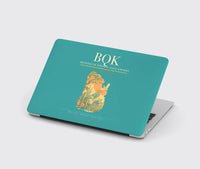 Thumbnail for Brunswick Golden Isles Airport (BQK) design on turquoise MacBook case