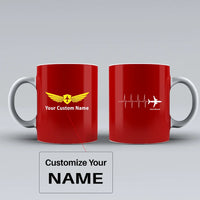 Thumbnail for Customisable Aviation Heartbeats Mug - view 9