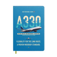 Thumbnail for Airbus A330-200 design on turquoise notebook