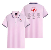 Thumbnail for Aviation Alphabet Polo Shirt - view 9