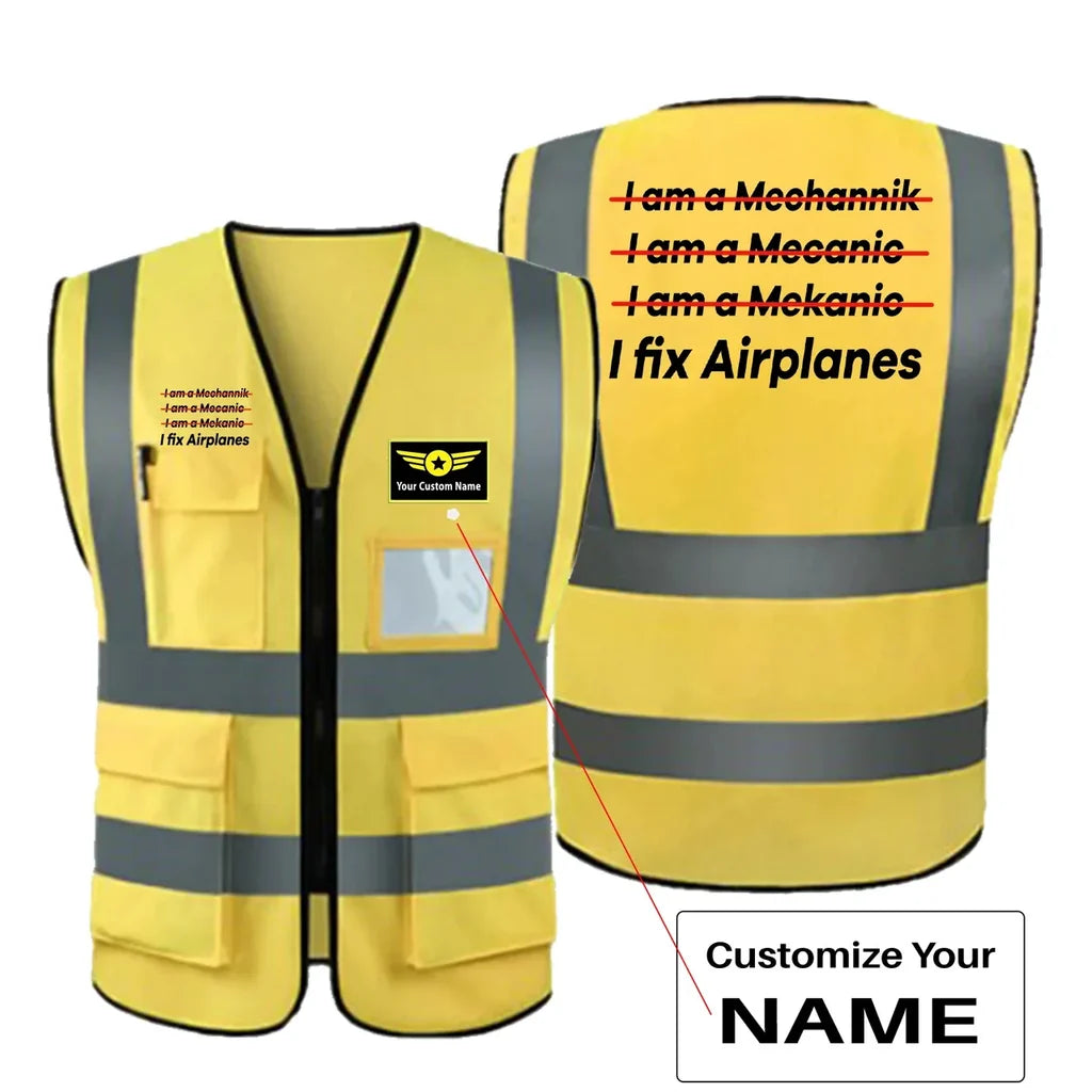 I Fix Airplanes Vest - view 9