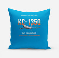Thumbnail for KC-135Q Blackbird Tanker design on turquoise pillow