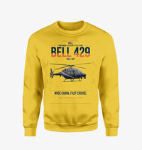 Thumbnail for Bell 429 design on yellow sweatshirt