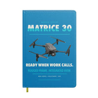 Thumbnail for DJI Matrice 30 design on turquoise notebook
