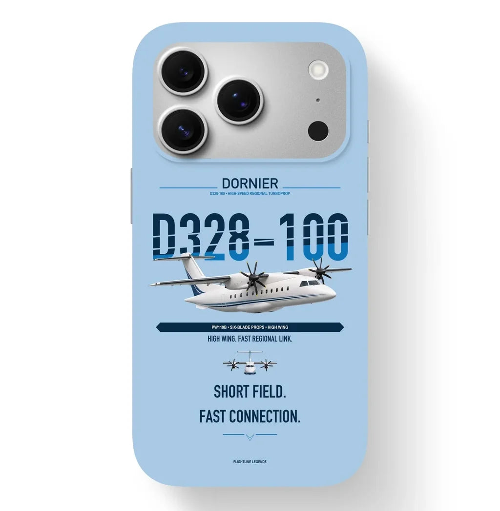 D328-100 Case design on light blue iphone case
