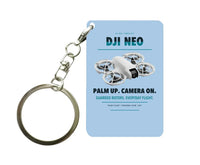 Thumbnail for DJI Neo Key Chain design on light blue key chain