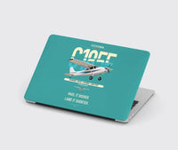 Thumbnail for Cessna A185F Skywagon design on turquoise MacBook case