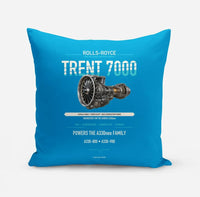 Thumbnail for TRENT 7000 design on turquoise pillow
