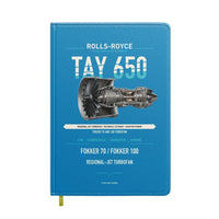 Thumbnail for TAY 650 design on turquoise notebook