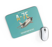 Thumbnail for A-7E Corsair II design on turquoise rectangle mouse pad