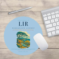 Thumbnail for Guanacaste Airport (LIR) design on light blue round mouse pad