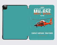 Thumbnail for Airbus MH-65E Dolphin design on turquoise ipad tablet case
