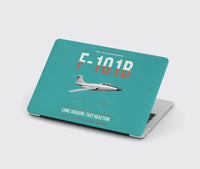 Thumbnail for F-101B Voodoo design on turquoise MacBook case