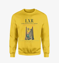 Thumbnail for Luxor International Airport (LXR) design on yellow sweatshirt