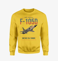 Thumbnail for F-105D Thunderchief design on yellow sweatshirt