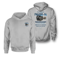 Thumbnail for PW4000-94 design on light gray hoodie