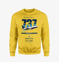Thumbnail for Boeing 737-200 design on yellow sweatshirt