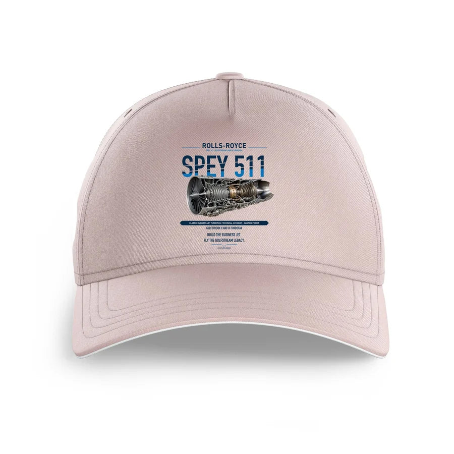 SPEY 511 design on pink printed hat