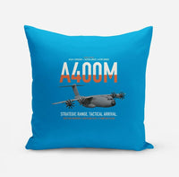 Thumbnail for Airbus A400M Atlas design on turquoise pillow