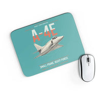 Thumbnail for A-4E Skyhawk design on turquoise rectangle mouse pad