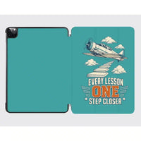 Thumbnail for Every Lesson One Step Closer design on turquoise ipad tablet case