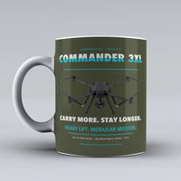 Thumbnail for Commander 3XL Mug design on green army draganfly