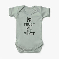 Thumbnail for Trust Me I'm A Pilot Baby Bodysuit - view 9